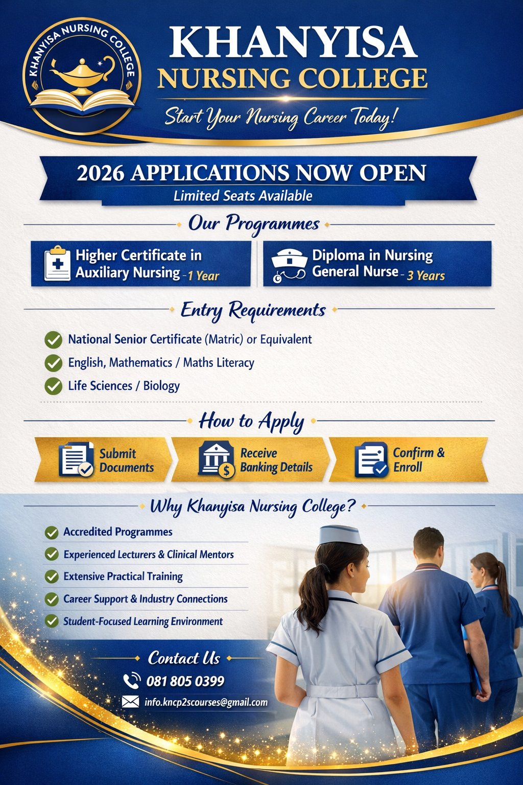 Khanyisa Nursing College Late Applications Now Open Act Fast